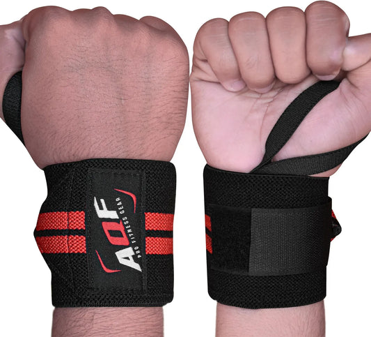 AQF Weight Lifting Wrist Wraps Bandage Hand Support Gym Straps Brace Cotton