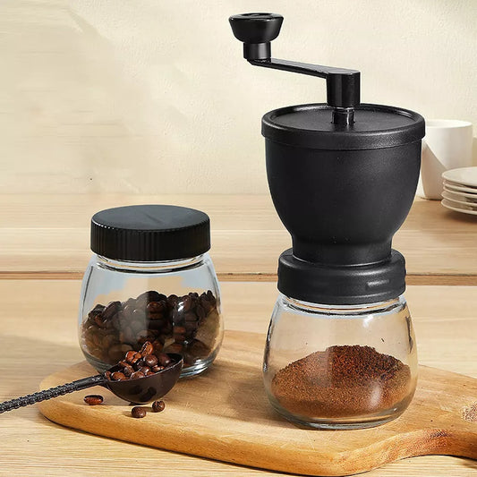 Coffee Grinder Bean Manual Adjustable Ceramic Hand Held Mill Coarseness Maker