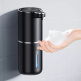 Automatischer Seifenspender, berührungsloser Schaumseifenspender, 380 ml, USB wiederaufladbar