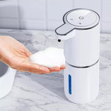 Automatischer Seifenspender, berührungsloser Schaumseifenspender, 380 ml, USB wiederaufladbar