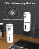 Automatischer Seifenspender, berührungsloser Schaumseifenspender, 380 ml, USB wiederaufladbar