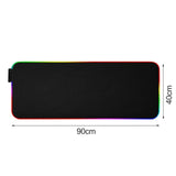 90x40cm Anti-Slip Extra Large Gaming Mouse Mat Desk PC Laptop Keyboard Pad