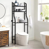 3-stufiges Aufbewahrungsregal für die Toilette, für Badezimmer, Wäsche, Waschmaschine, Regal, neu 