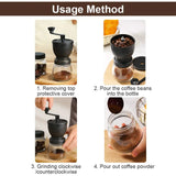 Kaffeemühle Bean Manuell Einstellbare Keramik Hand Gehalten Mühle Grobheit Maker 