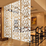 12Pcs Hanging Screen Room Divider privacy Panels Partition Wall Hollow Art Decor